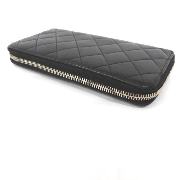 CHANEL Long Wallet Matelasse Lambskin Black - Picture 3 of 10